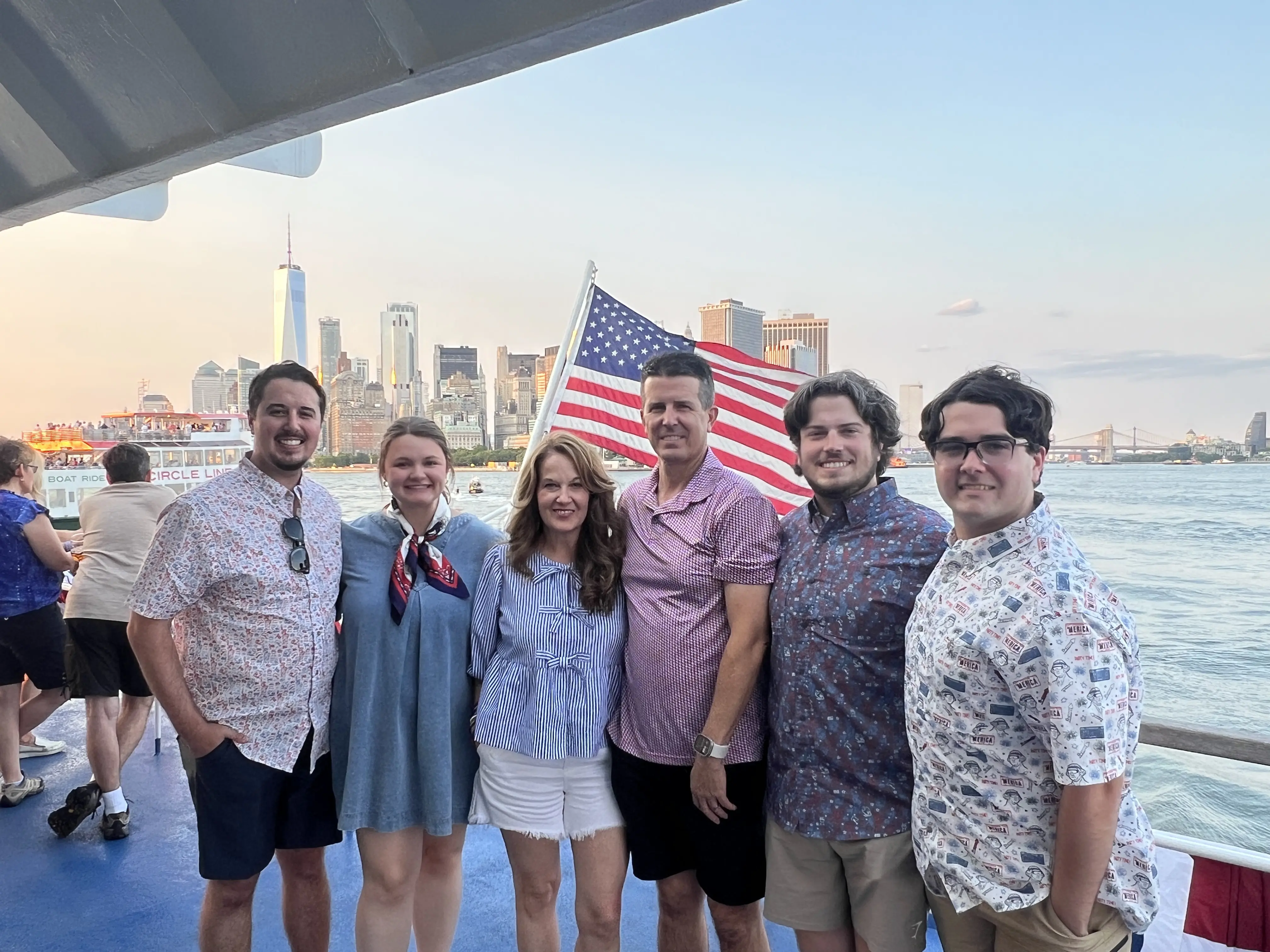 The Aultman Family on a tour in New York City.